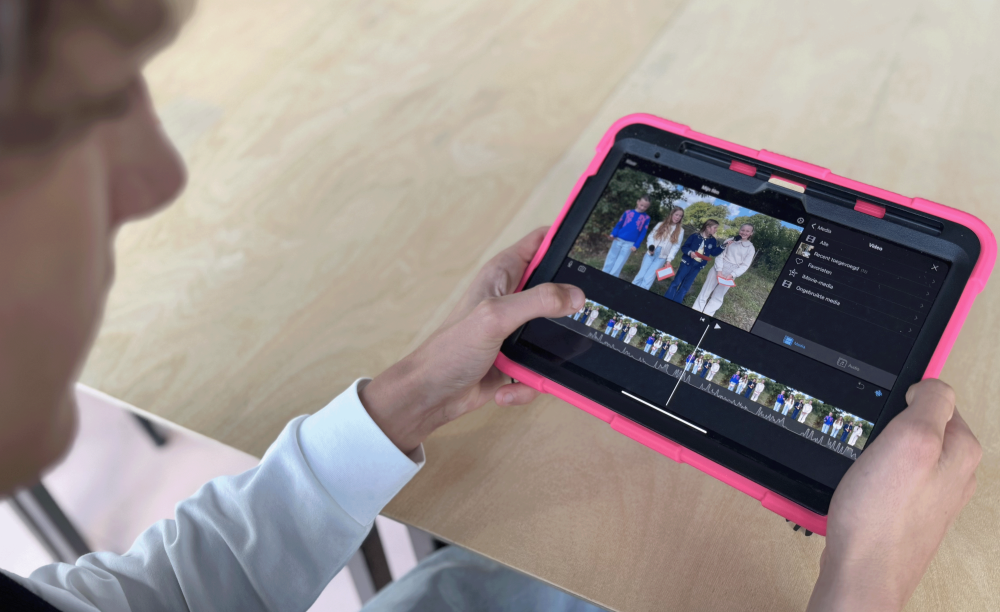 capcut foto in tekst