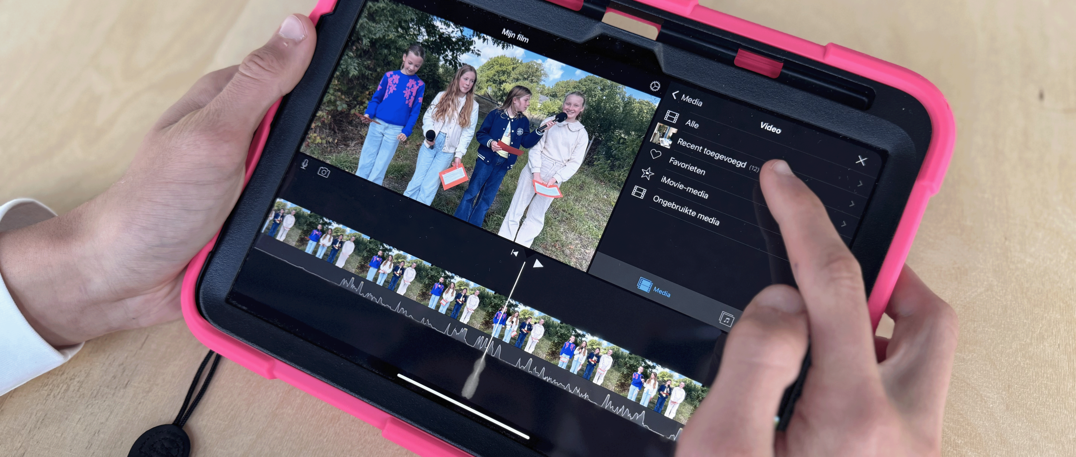 Seppe iMovie voor banner